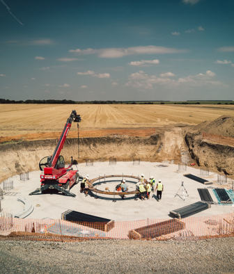 Pecineaga wind farm infrastructure project